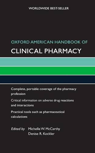 Oxford American Handbook Of Clinical Pharmacy 1st Edition Wiffen