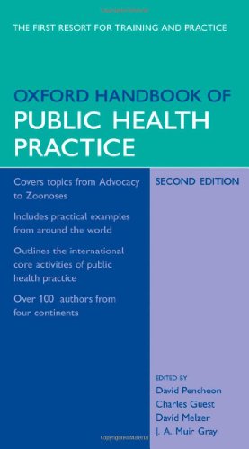 The Oxford Handbook Of Public Health Practice 2nd Ed Repr David Pencheon David Melzer Muir Gray Charles Guestabubakar