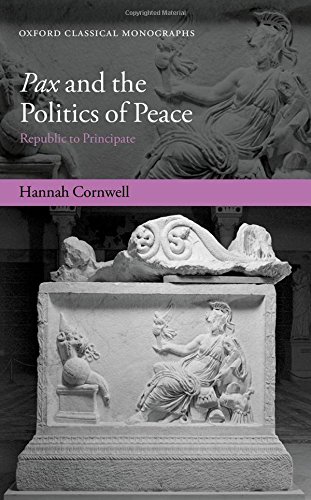 Pax And The Politics Of Peace Republic To Principate 1st Edition Hannah Cornwell