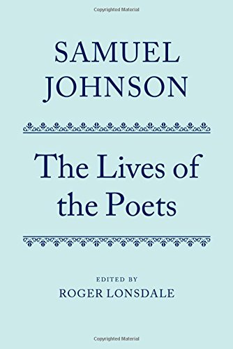 The Lives Of The Poets Volume Iv 1st Edition Samuel Johnson