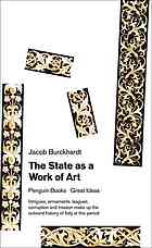 The State As A Work Of Art Burckhardt Jacob