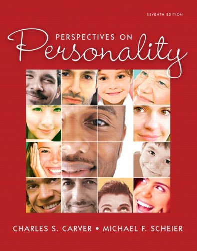 Perspectives On Personality 7 Ed Carver Charles S Scheier Michael F