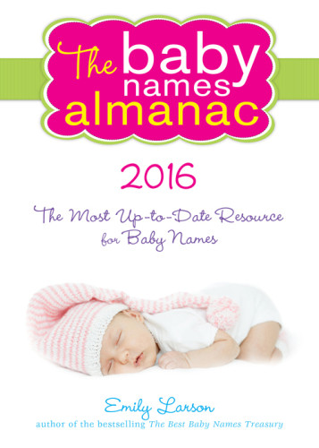 Baby Names Almanac Larson Emily