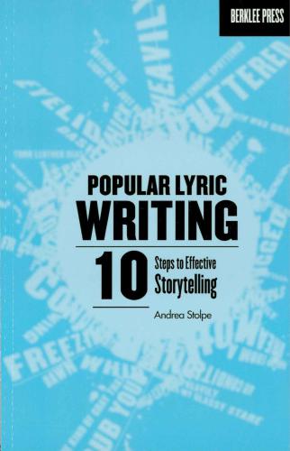 Popular Lyric Writing 10 Steps To Effective Storytelling Stolpe