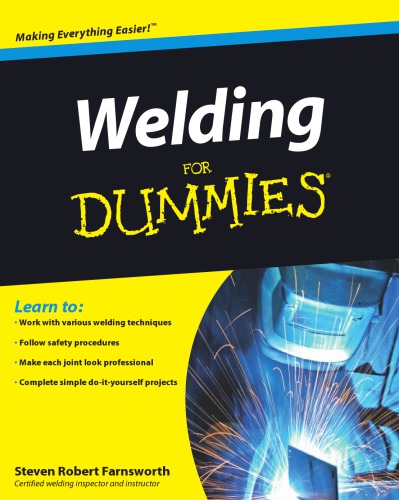 Welding For Dummies Steven Robert Farnsworth