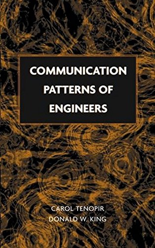 Communication Patterns Of Engineers 1st Edition Tenopir Carol King