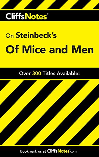 Cliffsnotes On Steinbecks Of Mice And Men Van Kirk Susan