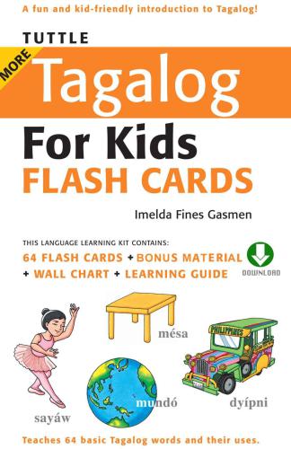 Tuttle More Tagalog For Kids Flash Cards Kit Tuttle Flash Cards Imelda Fines Gasmen