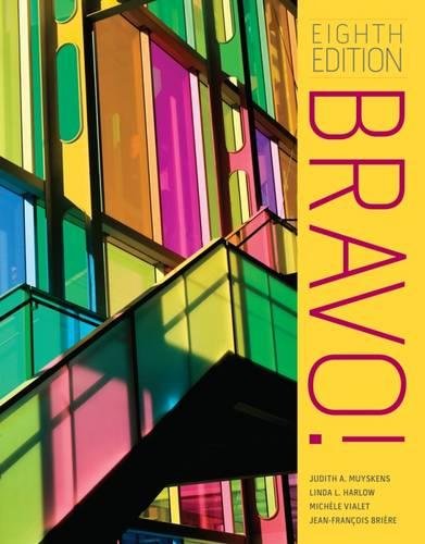 Bravo 8th Ed Brire Jeanfranois Harlow Linda Lee Muyskens
