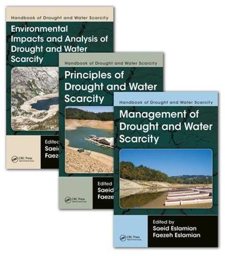 Handbook Of Drought And Water Scarcity Threevolume Set Saeid Eslamian