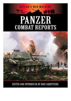 Panzer Combat Reports Bob Carruthers