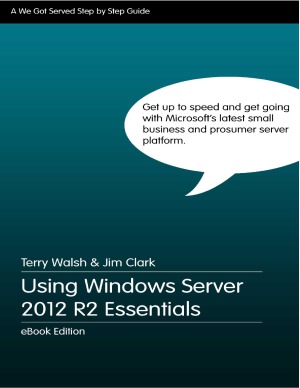 Using Windows Server 2012 R2 Essentials Terry Walsh Jim Clark