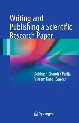 Writing And Publishing A Scientifc Research Paper Subhash Chandra Parija