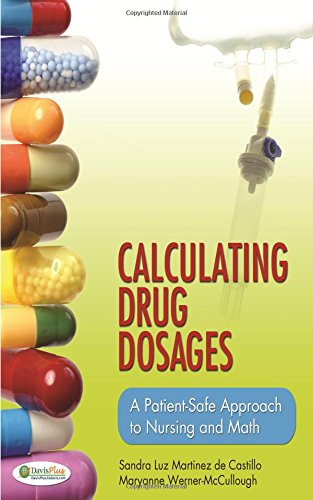Calculating Drug Dosages A Patientsafe Approach To Nursing And Math Sandra Luz Martinez De Castillo