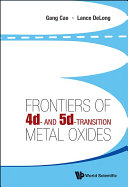 Frontiers Of 4d And 5dtransition Metal Oxides Cao Gangdelong