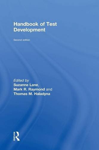 Handbook Of Test Development 2nd Edition Suzanne Lane Mark R Raymond