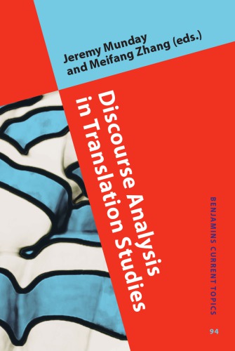 Discourse Analysis In Translation Studies Jeremy Munday Meifang Zhang