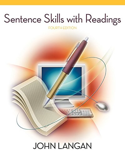 Sentence Skills With Readings 4th Edition John Langan