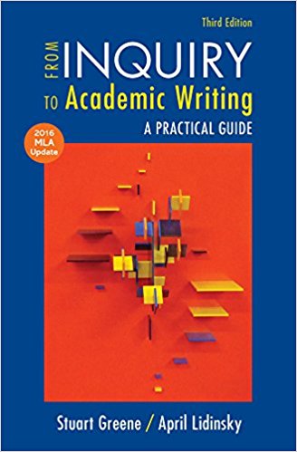 From Inquiry To Academic Writing A Practical Guide 3rd Stuart Greene