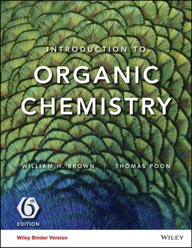Introduction To Organic Chemistry 6th William H Brown Thomas Poon