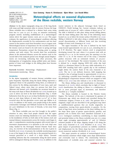 Landslides Editorinchief Kyoji Sassa