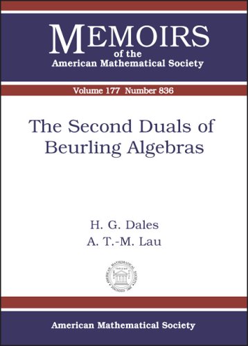 The Second Duals Of Beurling Algebras H G Dales A T M Lau