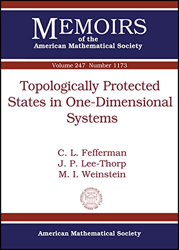 Topologically Protected States In Onedimensional Systems C F Fefferman