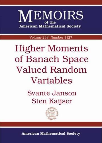 Higher Moments Of Banach Space Valued Random Variables Svante Janson