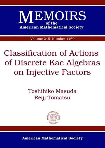 Classification Of Actions Of Discrete Kac Algebras On Injective Factors Toshhiko Masuda