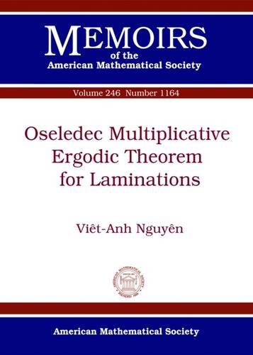 Oseledec Multiplicative Ergodic Theorem For Laminations Vietanh Nguyen