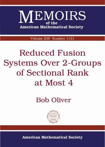 Reduced Fusion Systems Over 2groups Of Sectional Rank At Most 4 Bob Oliver