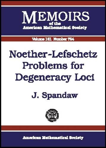 Noetherlefschetz Problems For Degeneracy Loci J Spandaw