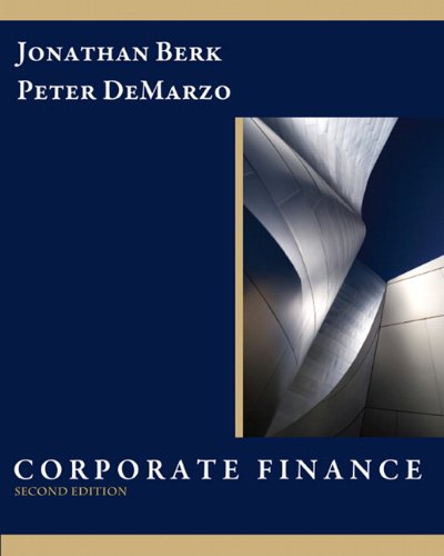 Corporate Finance 2nd Jonathan Berk Peter Demarzo