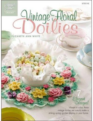 Vintage Floral Doilies Elizabeth Ann White