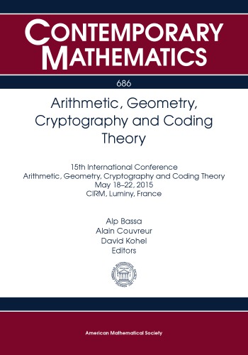 Arithmetic Geometry Cryptography And Coding Theory Alp Bassa