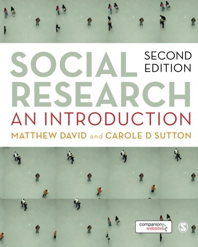 Social Research An Introduction 2nd Edition Matthew David Carole D Sutton