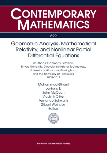 Eds Geometric Analysis Mathematical Relativity And Nonlinear Partial Differential Equations Proc Ghomi M
