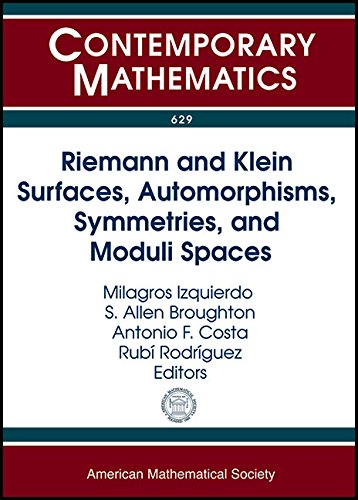Riemann And Klein Surfaces Automorphisms Symmetries And Moduli Spaces Milagros Izquierdo