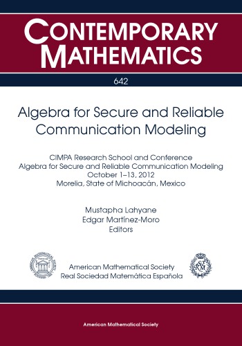 Algebra For Secure And Reliable Communication Modeling Mustapha Lahyane