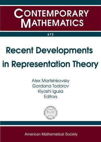 Recent Developments In Representation Theory Maurice Auslander Distinguished Lectures And International Conference May 16 2014 Woods Hole Woods Hole Ma Alex Martsinkovsky