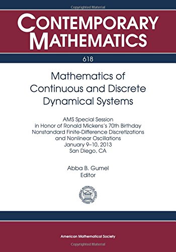 Mathematics Of Continuous And Discrete Dynamical Systems Abba B Gumel