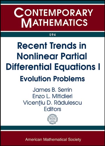 Recent Trends In Nonlinear Partial Differential Equations I Evolution Problems James B Serrin