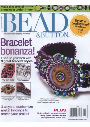 Bead Button Magazine Issue 110 August 2012 Magazine
