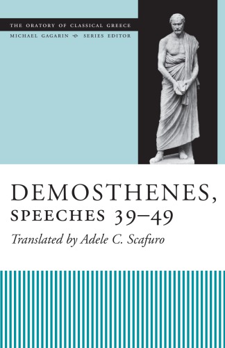 Demosthenes Speeches 3949 Adele C Scafuro