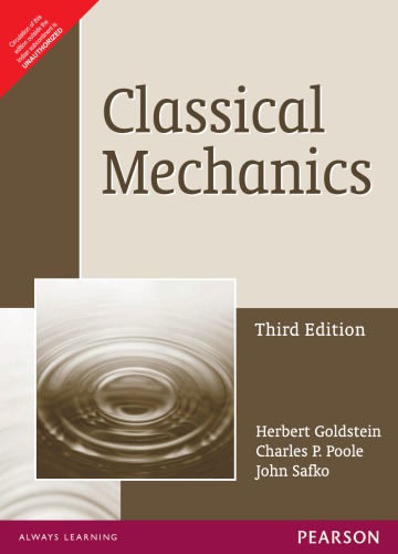 Classical Mechanics 3rd Herbert Goldstein Charles P Poole John Safko
