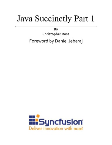 Java Succinctly Part 1 Chiranjit Hazarika