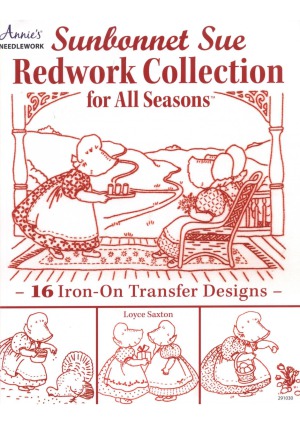 Sunbonnet Sue Redwork Collection For All Seasons Loyce Saxton