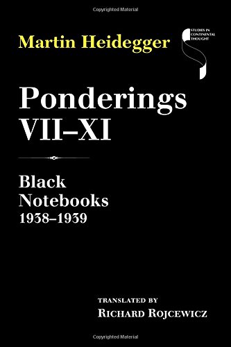 Ponderings Viixi Black Notebooks 19381939 Martin Heidegger