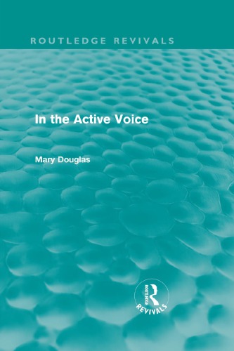 In The Active Voice Reprint Mary Douglas