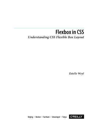 Flexbox In Css Estelle Weyl